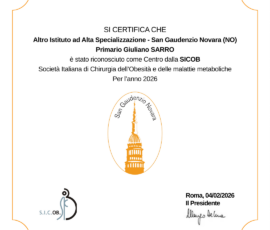 La Clinica San Gaudenzio ottiene la certificazione SICOB 2026