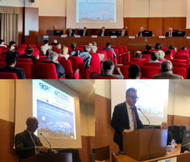 Il Prof. Leigheb e il Dir. Generale al Congresso SICP