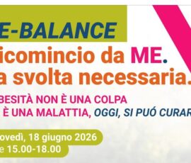 Convegno RE-BALANCE Ricomincio da ME